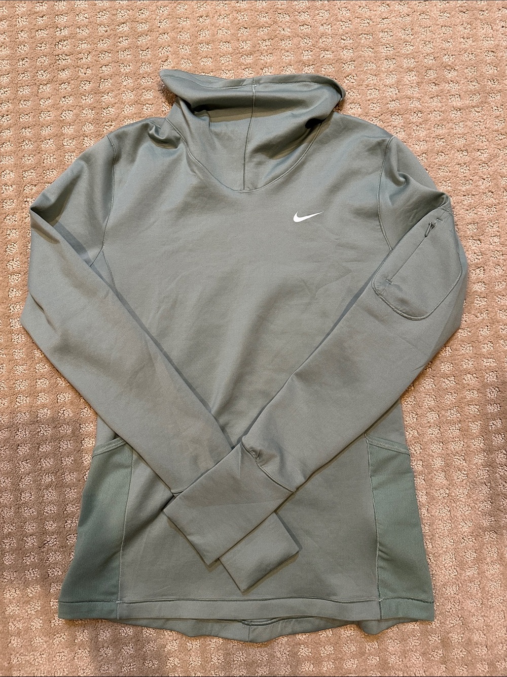 Nike Sage Green Training Hooded Pullover
